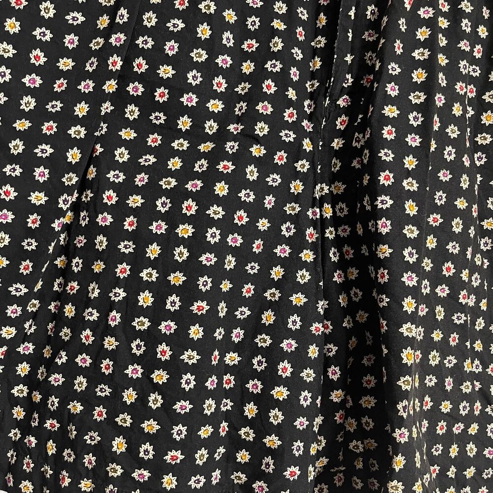 Chaus Sport All Over Floral Print Shorts Women's L Black VTG Festival Boho Vacay - Picture 7 of 15